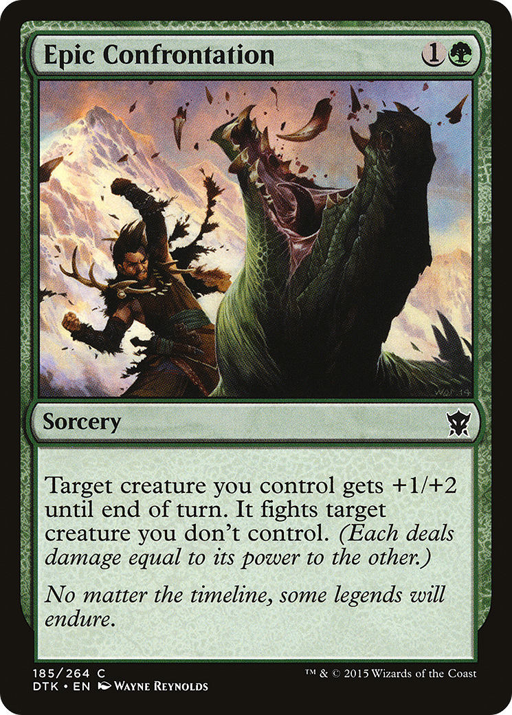 Epic Confrontation (DTK-185) [Dragons of Tarkir] MTG Single Wizards of the Coast