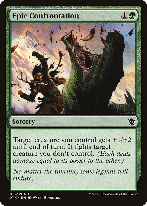 Epic Confrontation (DTK-185) [Dragons of Tarkir] MTG Single Wizards of the Coast
