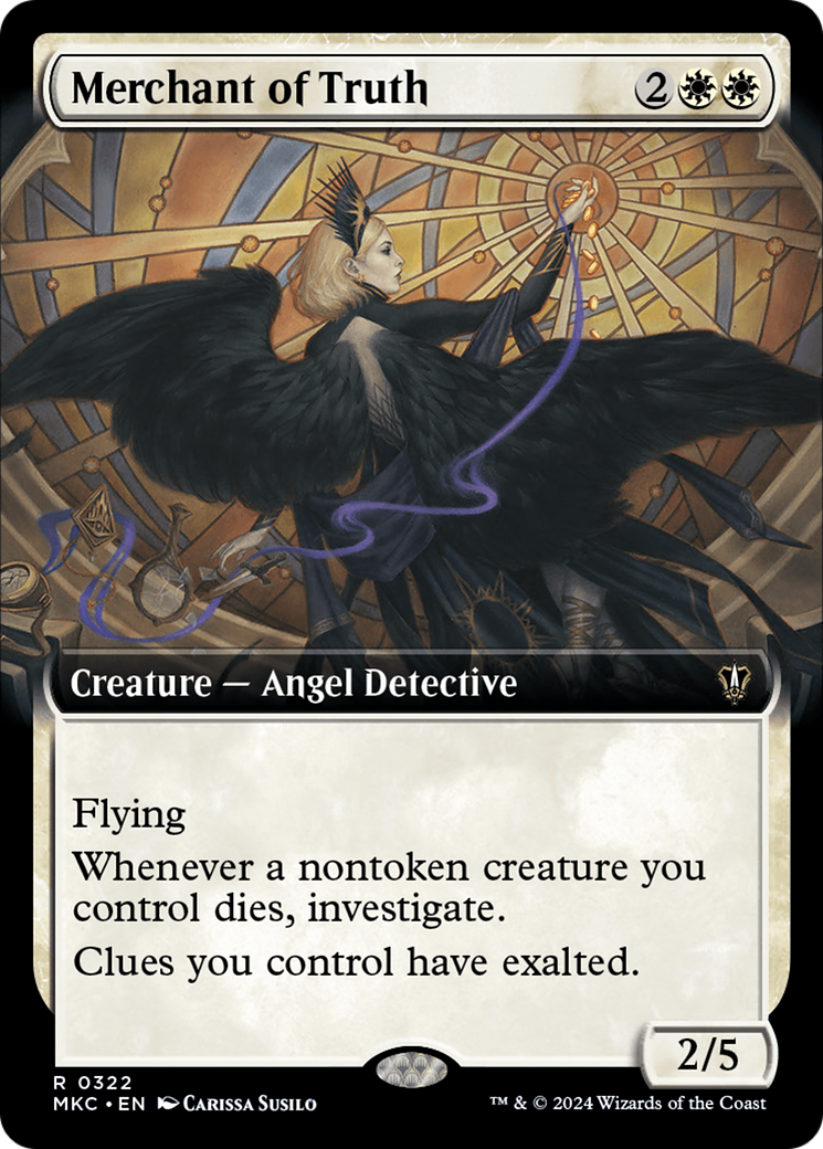 Merchant of Truth (MKC-322) [Murders at Karlov Manor Commander] (Extended Art) MTG Single Wizards of the Coast