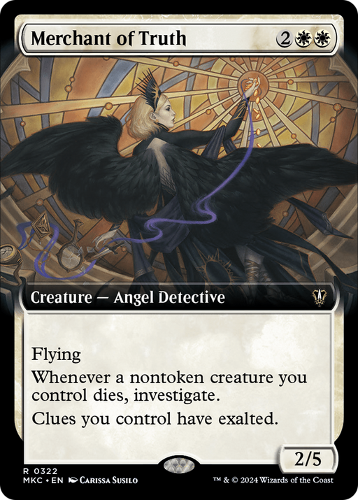 Merchant of Truth (MKC-322) [Murders at Karlov Manor Commander] (Extended Art) MTG Single Wizards of the Coast