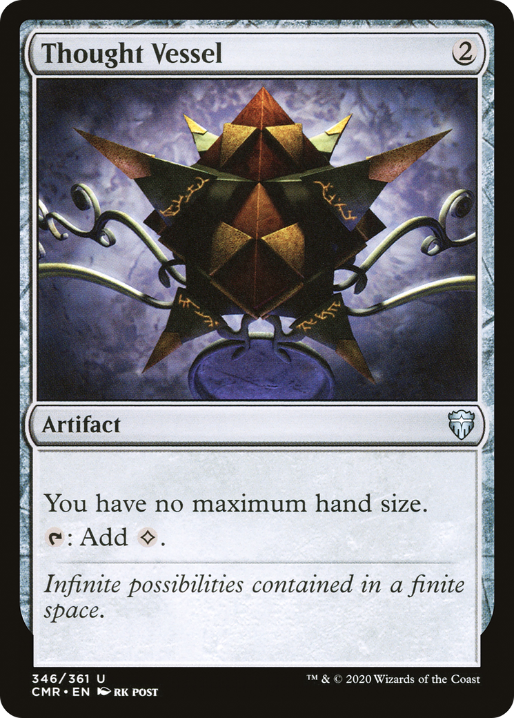 Thought Vessel (CMR-346) [Commander Legends] MTG Single Wizards of the Coast