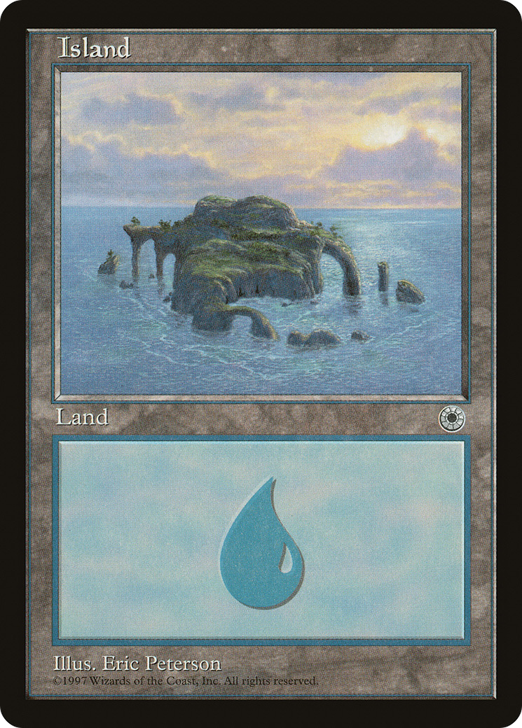 Island (Sea Arch) (POR-) [Misc] Portal MTG Single Wizards of the Coast