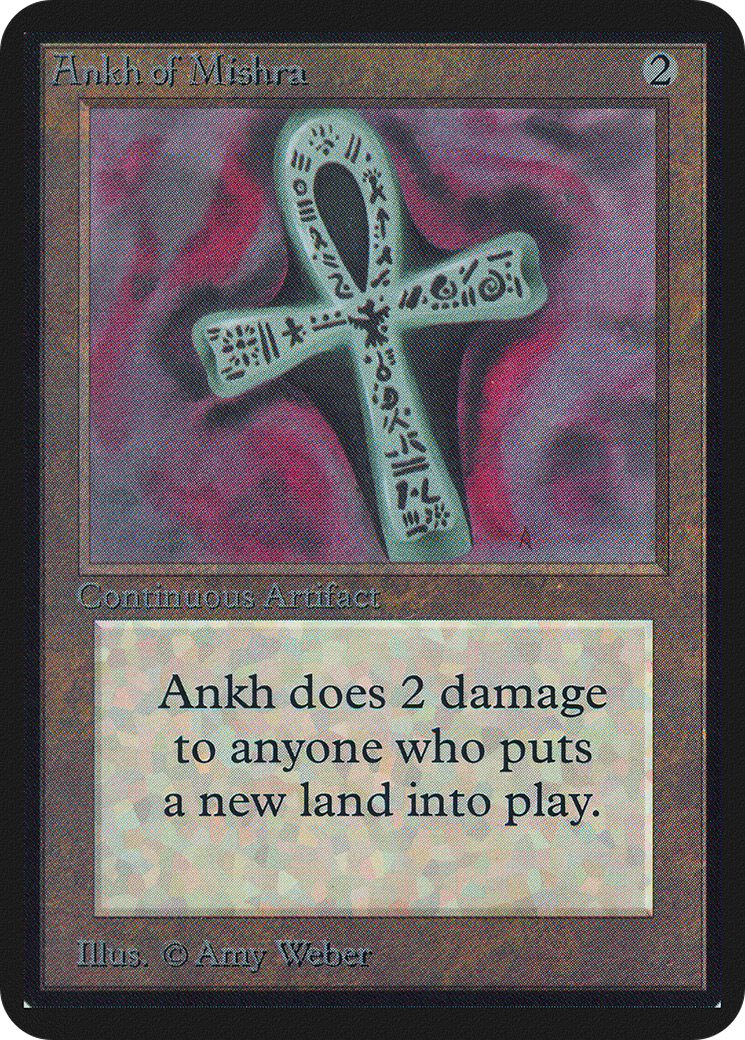 Ankh of Mishra (LEA-230) [Oldschool] Limited Edition Alpha MTG Single Wizards of the Coast