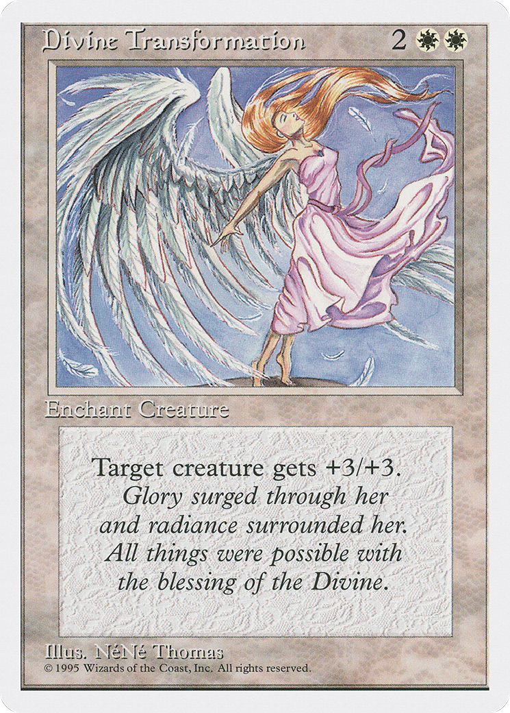 Divine Transformation (4ED-023) [Fourth Edition] MTG Single Wizards of the Coast