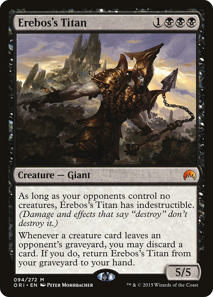 Erebos's Titan (ORI-094) [Magic Origins] Foil MTG Single Wizards of the Coast
