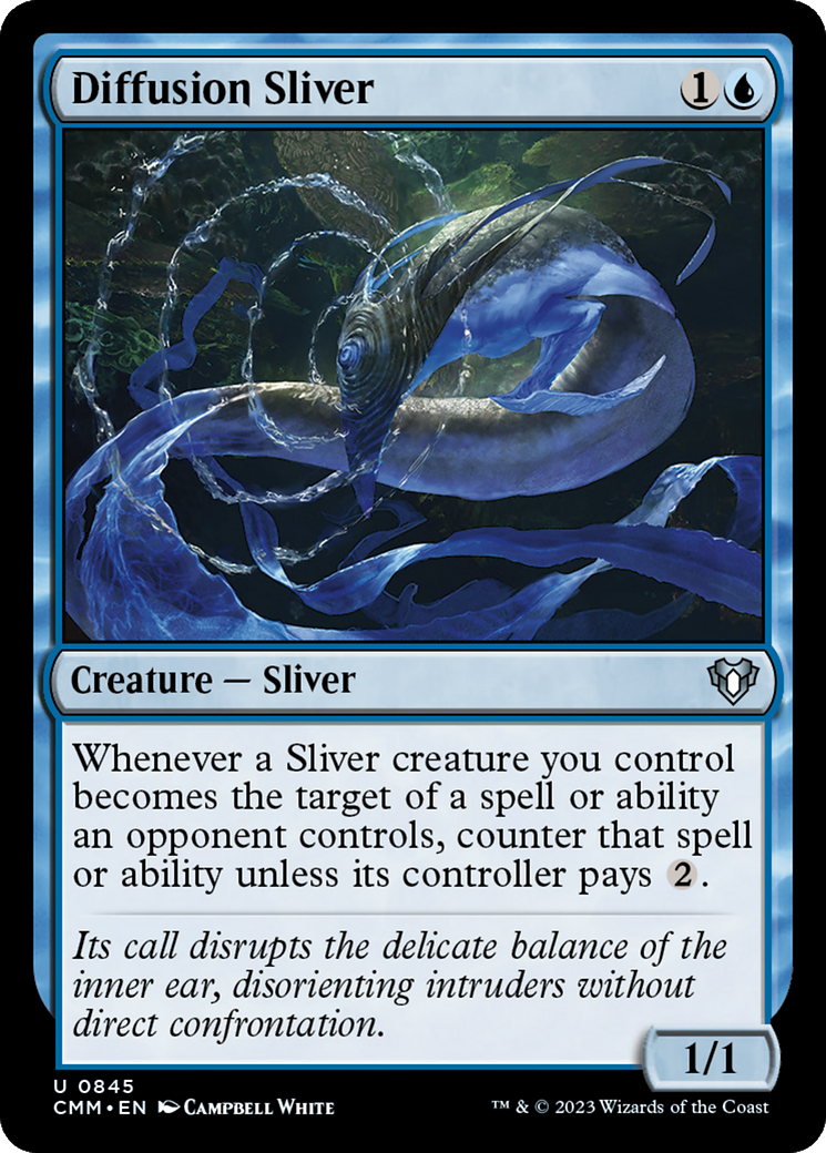 Diffusion Sliver (CMM-845) [Commander Masters] MTG Single Wizards of the Coast