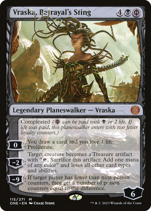 Vraska, Betrayal's Sting (ONE-115) [Phyrexia: All Will Be One] MTG Single Wizards of the Coast