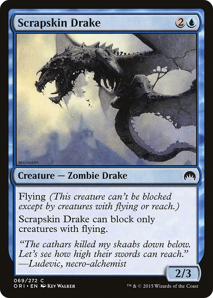 Scrapskin Drake (ORI-069) [Magic Origins] Foil MTG Single Wizards of the Coast