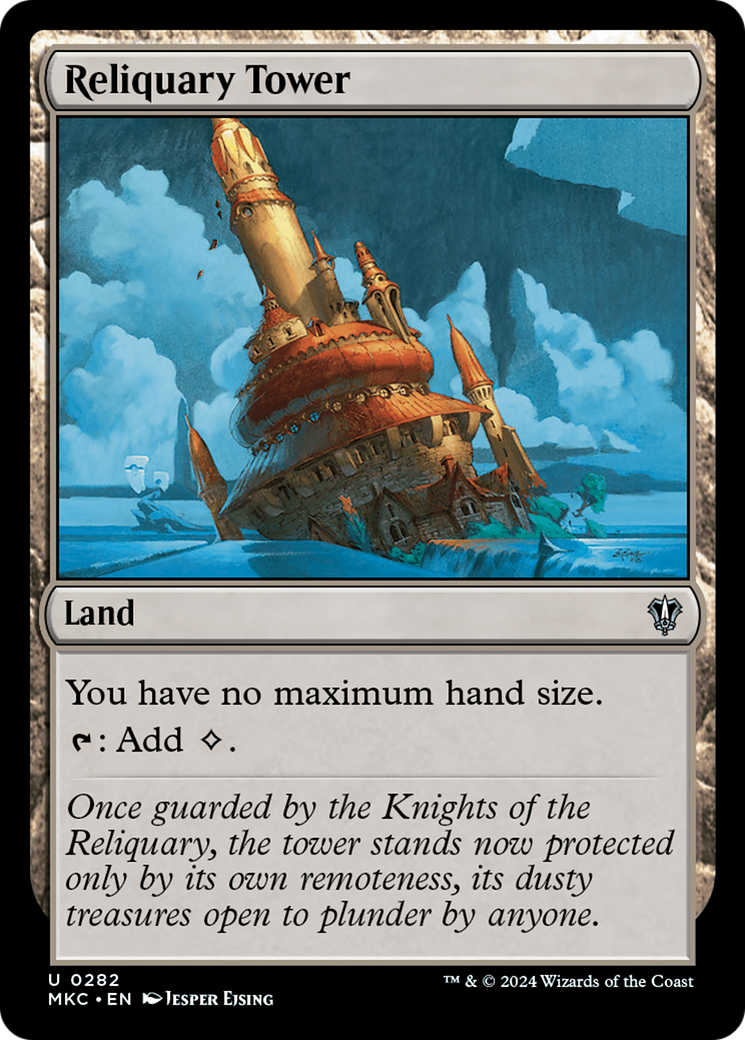 Reliquary Tower (MKC-282) [Murders at Karlov Manor Commander] MTG Single Wizards of the Coast