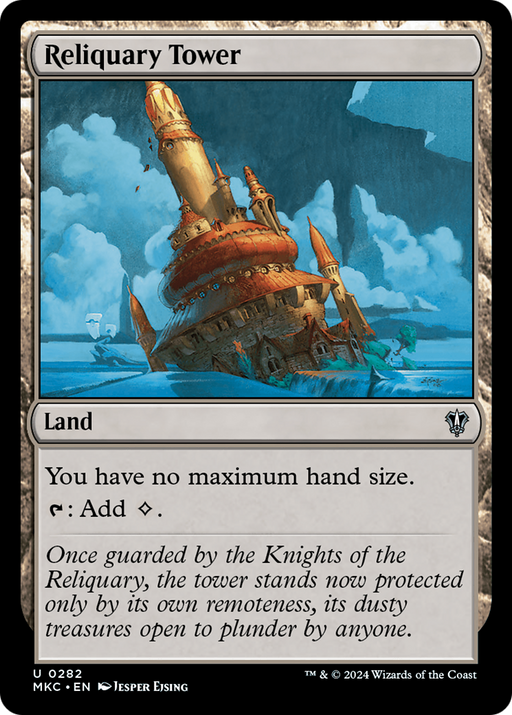 Reliquary Tower (MKC-282) [Murders at Karlov Manor Commander] MTG Single Wizards of the Coast