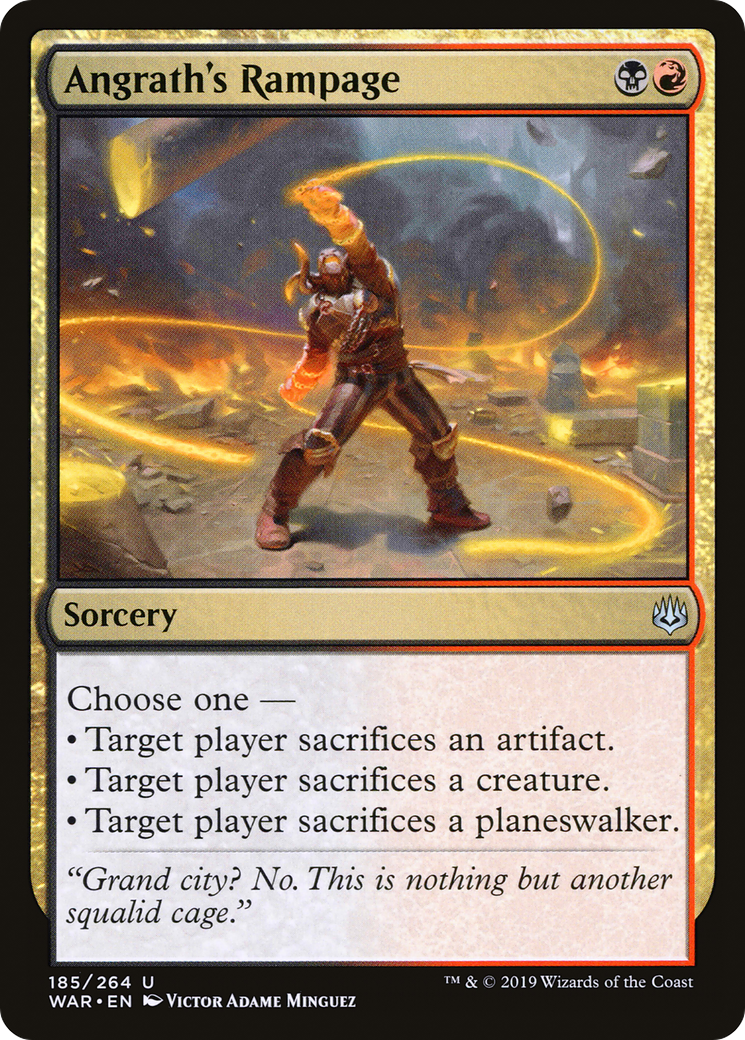 Angrath's Rampage (WAR-185) [War of the Spark] MTG Single Wizards of the Coast