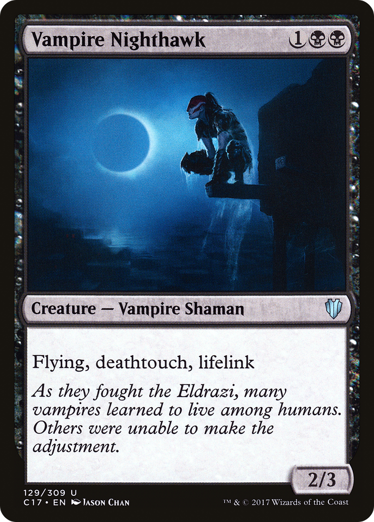 Vampire Nighthawk (C17-129) [Commander 2017] MTG Single Wizards of the Coast