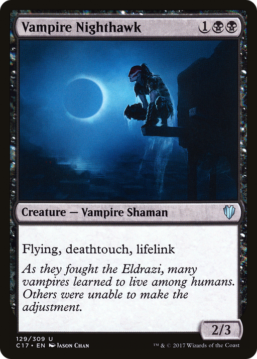 Vampire Nighthawk (C17-129) [Commander 2017] MTG Single Wizards of the Coast