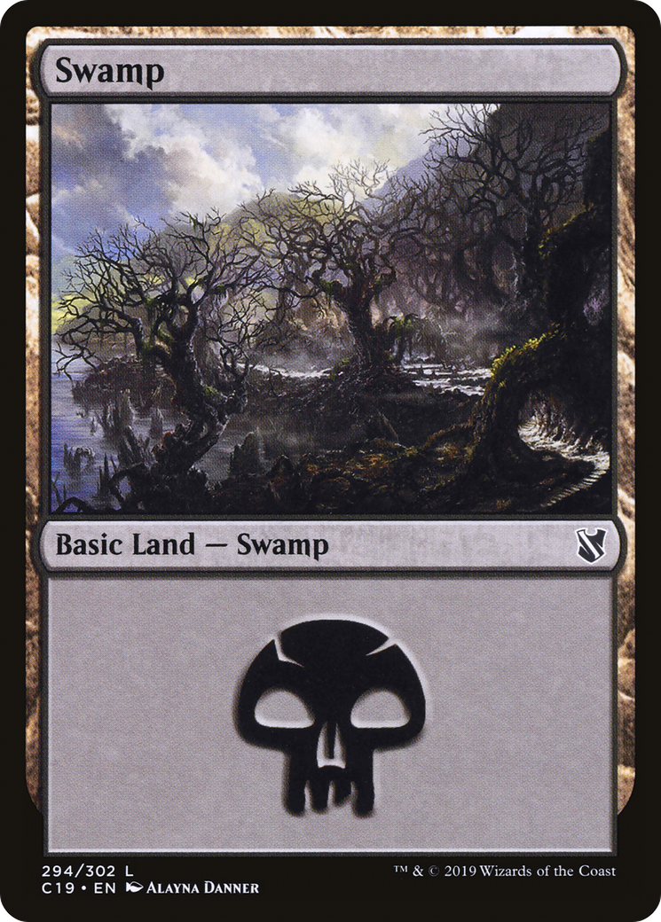 Swamp (C19-294) [Commander 2019] MTG Single Wizards of the Coast
