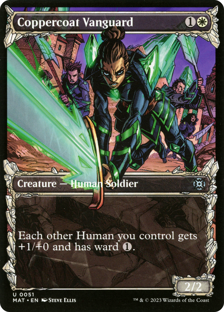 Coppercoat Vanguard (MAT-051) [March of the Machine: The Aftermath] (Showcase) MTG Single Wizards of the Coast
