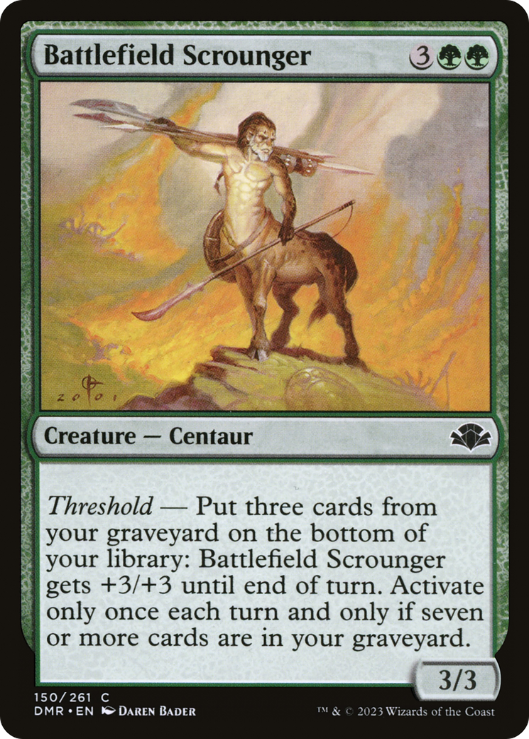 Battlefield Scrounger (DMR-150) [Dominaria Remastered] Foil MTG Single Wizards of the Coast
