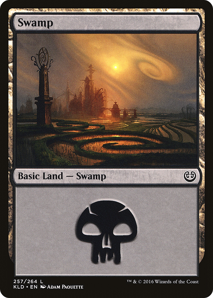 Swamp (257) (KLD-257) [Kaladesh] MTG Single Wizards of the Coast