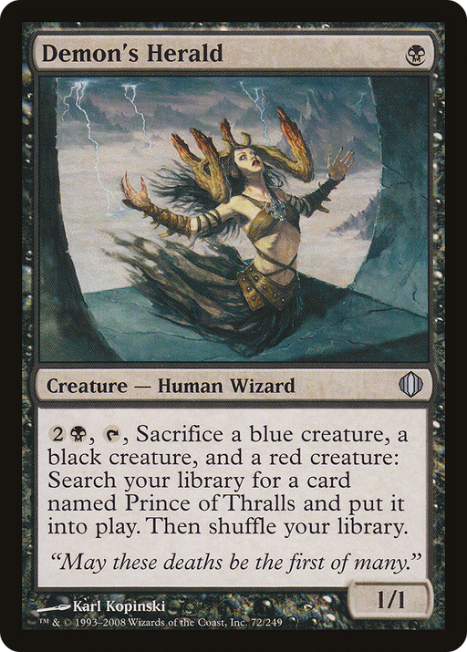 Demon's Herald (ALA-072) [Shards of Alara] MTG Single Wizards of the Coast