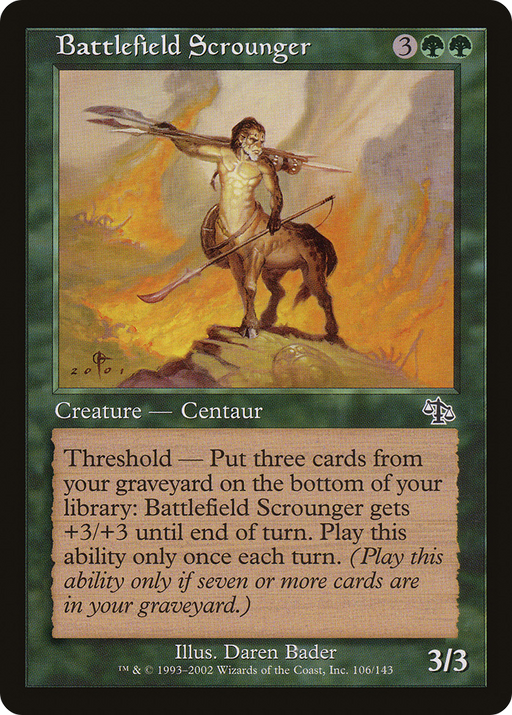 Battlefield Scrounger (JUD-106) [Judgment] MTG Single Wizards of the Coast