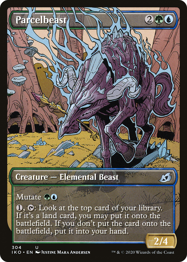 Parcelbeast (IKO-304) [Ikoria: Lair of Behemoths] (Showcase) MTG Single Wizards of the Coast