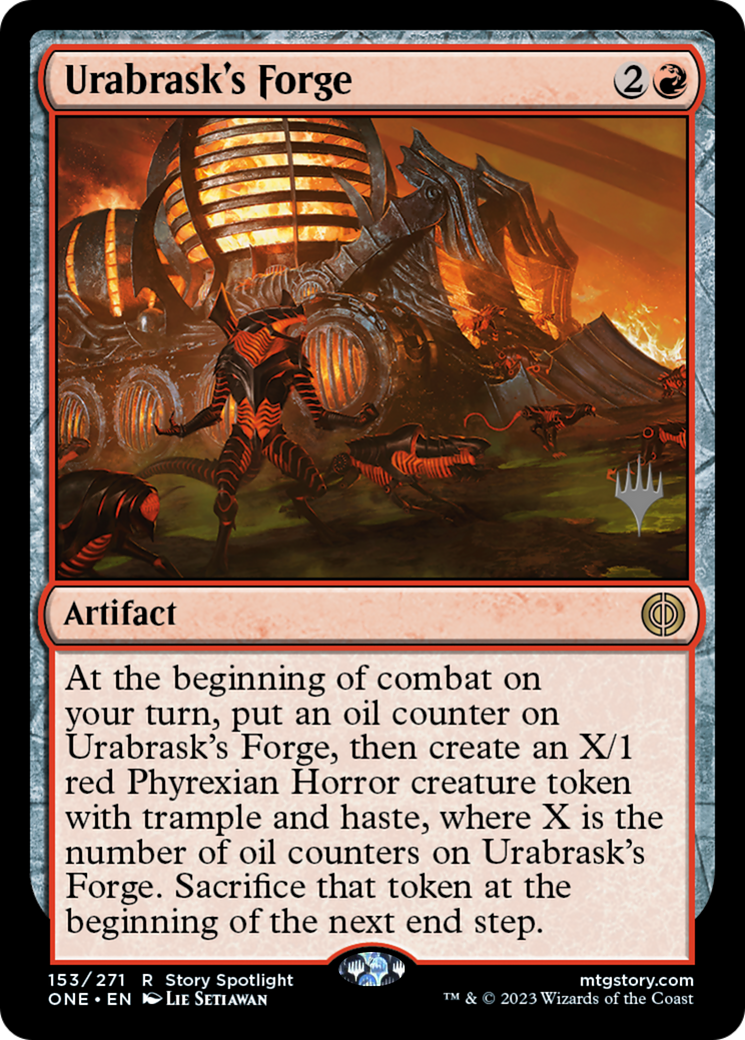 Urabrask's Forge (PPONE-153) [Phyrexia: All Will Be One Promos] MTG Single Wizards of the Coast