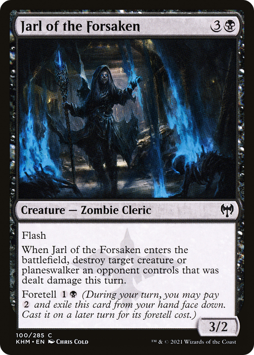 Jarl of the Forsaken (KHM-100) [Kaldheim] Foil MTG Single Wizards of the Coast