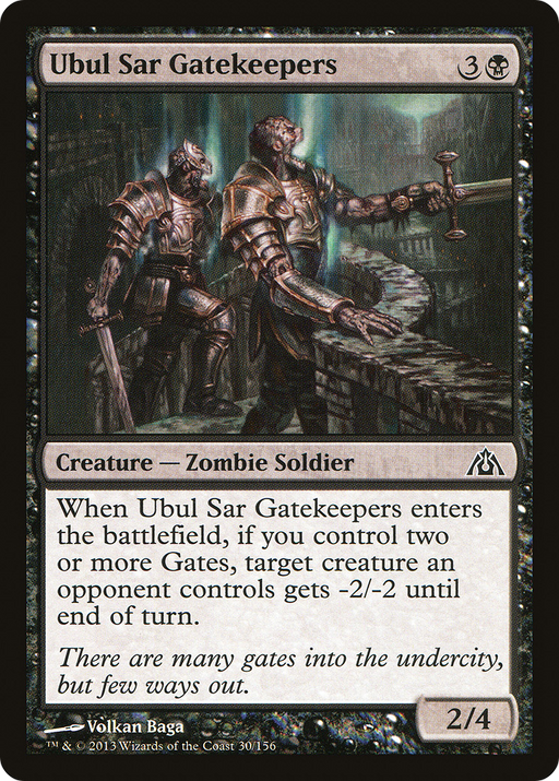 Ubul Sar Gatekeepers (DGM-030) [Dragon's Maze] MTG Single Wizards of the Coast