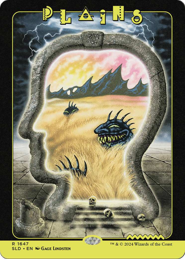 Plains (1647) (SLD-1647) [Secret Lair] Drop MTG Single Wizards of the Coast