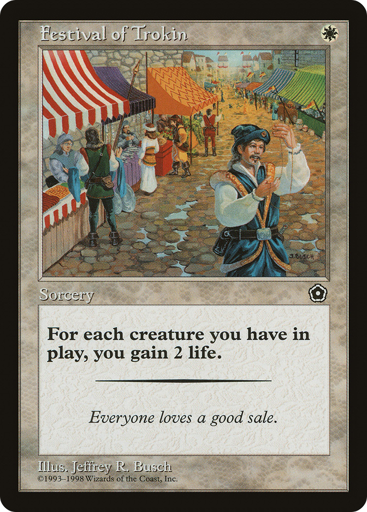 Festival of Trokin (P02-016) [Misc] Portal Second Age MTG Single Wizards of the Coast