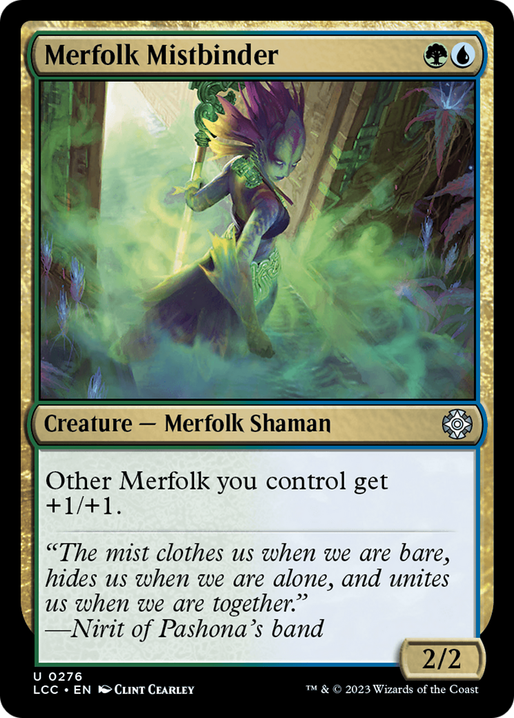 Merfolk Mistbinder (LCC-276) [The Lost Caverns of Ixalan Commander] MTG Single Wizards of the Coast