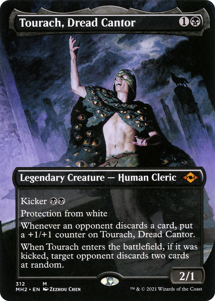 Tourach, Dread Cantor (MH2-312) [Modern Horizons 2] (Borderless) MTG Single Modern Horizons 2