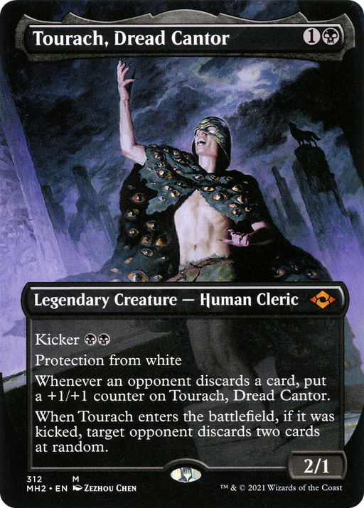 Tourach, Dread Cantor (MH2-312) [Modern Horizons 2] (Borderless) MTG Single Modern Horizons 2