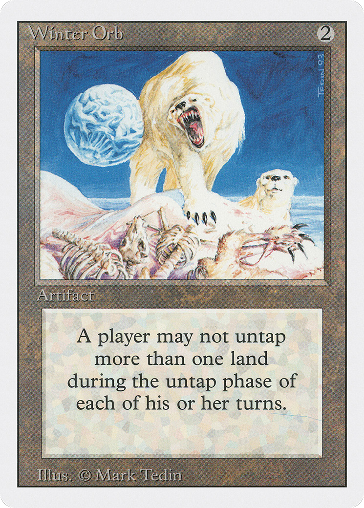 Winter Orb (3ED-) [Revised Edition] MTG Single Wizards of the Coast