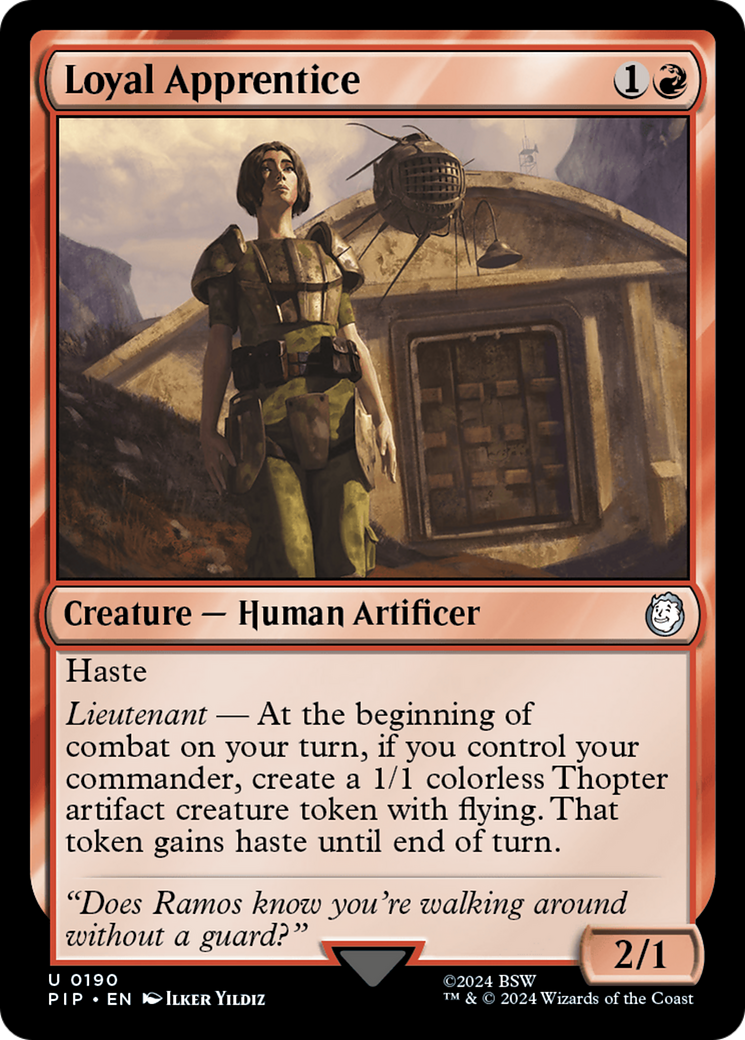 Loyal Apprentice (PIP-190) [Fallout] MTG Single Wizards of the Coast