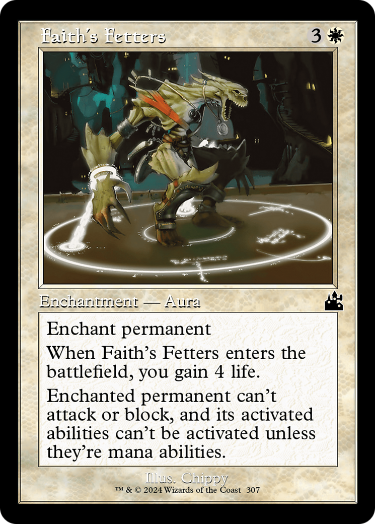 Faith's Fetters (RVR-307) [Ravnica Remastered] MTG Single Wizards of the Coast