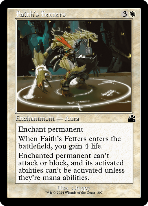 Faith's Fetters (RVR-307) [Ravnica Remastered] MTG Single Wizards of the Coast
