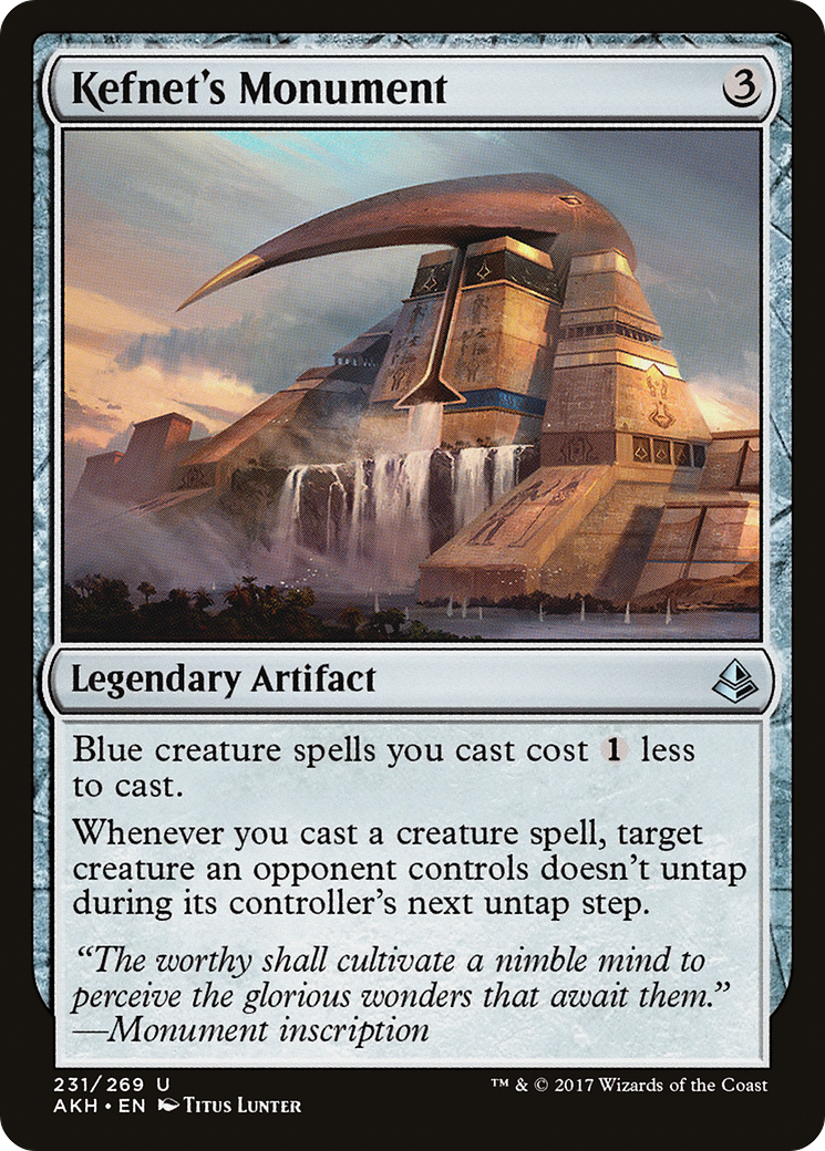 Kefnet's Monument (AKH-231) [Amonkhet] MTG Single Wizards of the Coast