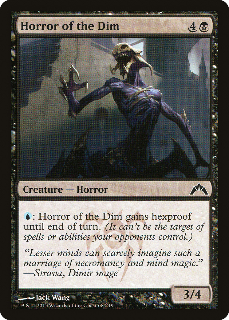 Horror of the Dim (GTC-068) [Gatecrash] Foil MTG Single Wizards of the Coast