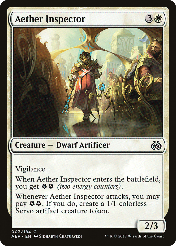 Aether Inspector (AER-003) [Aether Revolt] MTG Single Wizards of the Coast