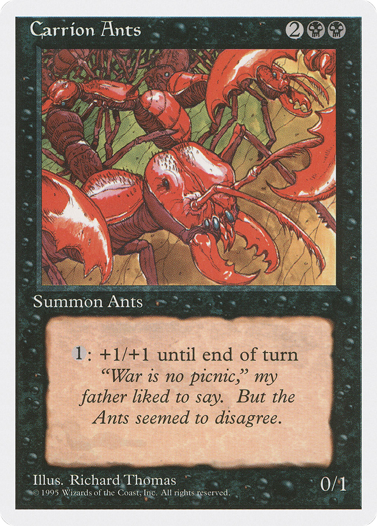 Carrion Ants (4ED-125) [Fourth Edition] MTG Single Wizards of the Coast