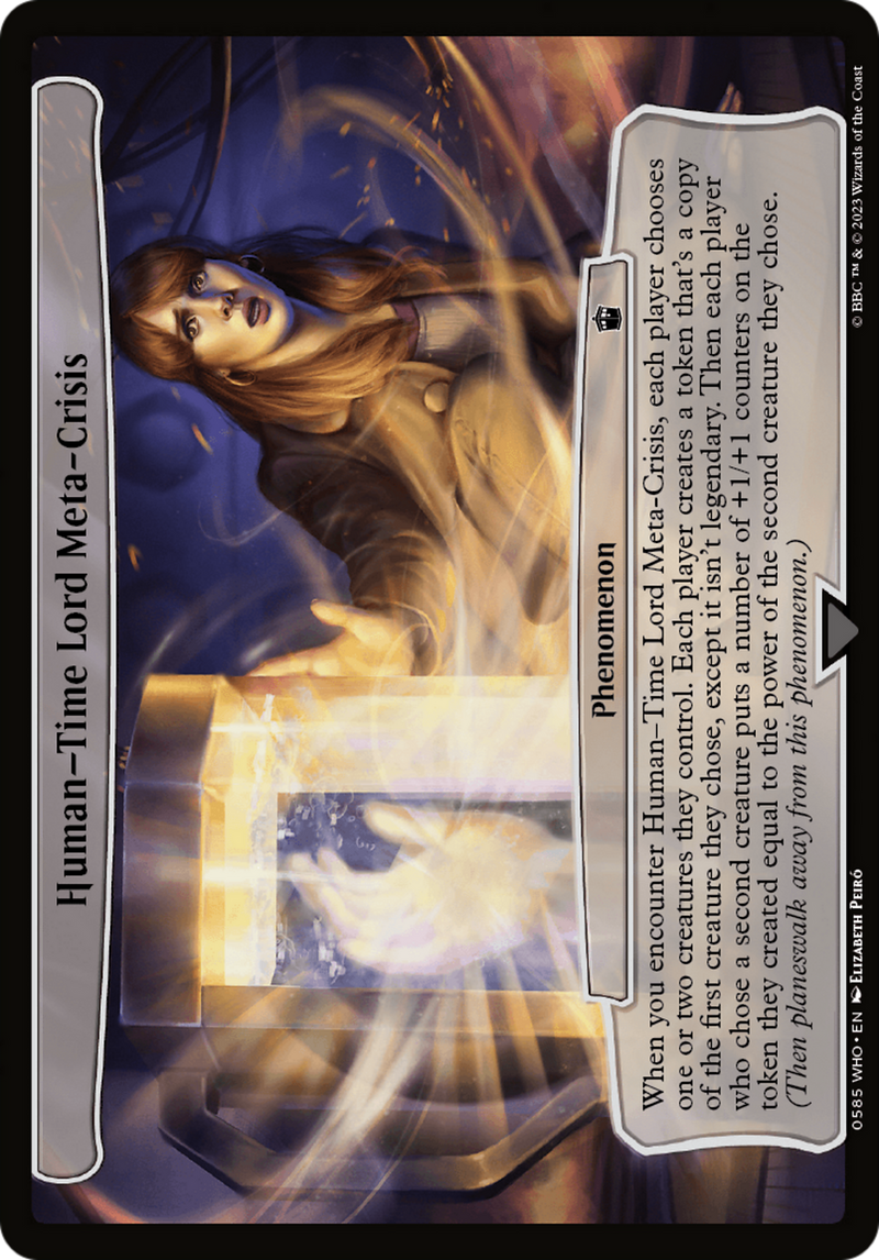 Human-Time Lord Meta-Crisis (WHO-585) [Doctor Who] MTG Single Wizards of the Coast