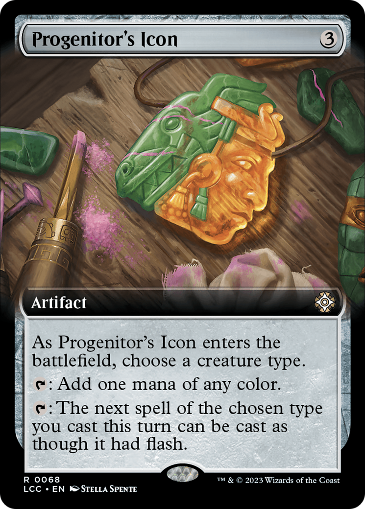 Progenitor's Icon (LCC-068) [The Lost Caverns of Ixalan Commander] (Extended Art) MTG Single Wizards of the Coast