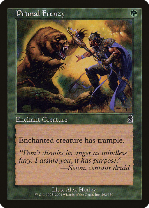 Primal Frenzy (ODY-262) [Odyssey] MTG Single Wizards of the Coast