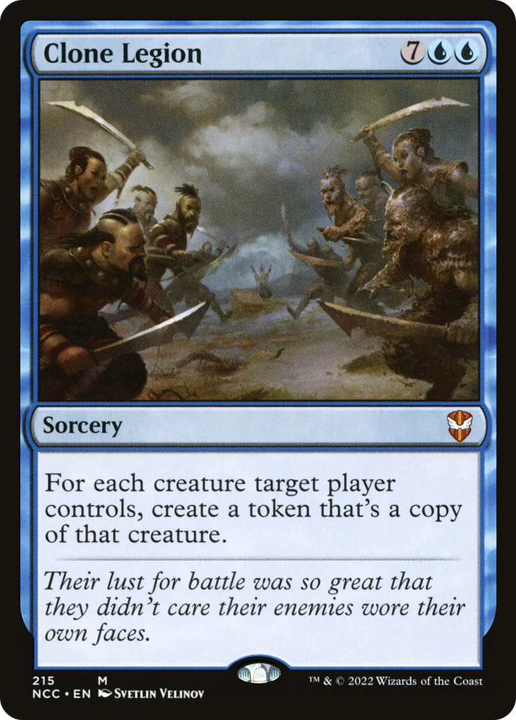 Clone Legion (NCC-215) [New Capenna Commander] MTG Single Wizards of the Coast