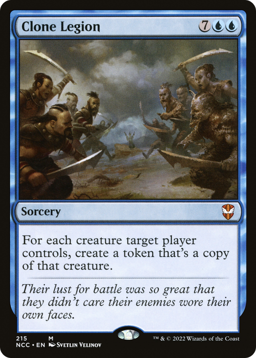 Clone Legion (NCC-215) [New Capenna Commander] MTG Single Wizards of the Coast