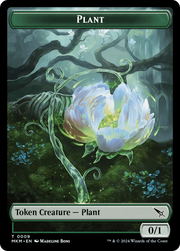 Detective // Plant Double-Sided Token [Tokens] Murders at Karlov Manor Tokens MTG Single Magic: The Gathering