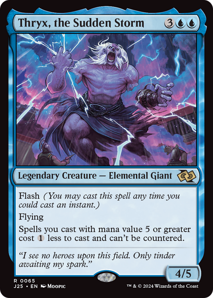 Thryx, the Sudden Storm (Anime) (J25-065) [Foundations Jumpstart] MTG Single Wizards of the Coast