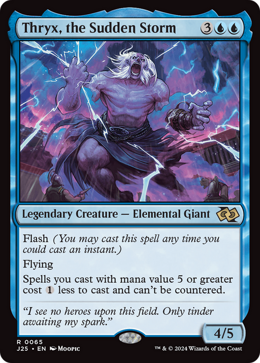 Thryx, the Sudden Storm (Anime) (J25-065) [Foundations Jumpstart] MTG Single Wizards of the Coast