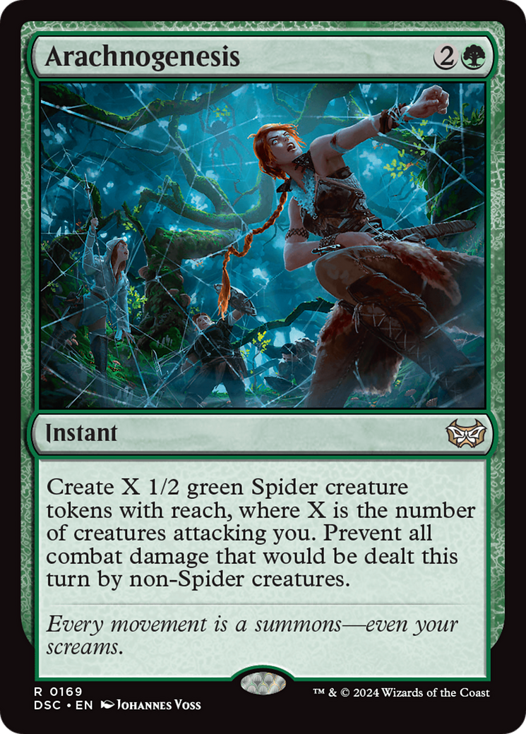 Arachnogenesis (DSC-169) [Duskmourn: House of Horror Commander] MTG Single Wizards of the Coast