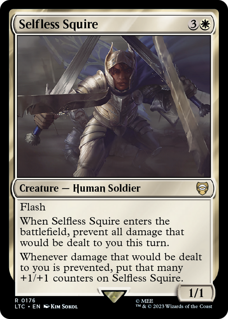 Selfless Squire (LTC-176) [Tales of Middle-earth Commander] MTG Single Wizards of the Coast